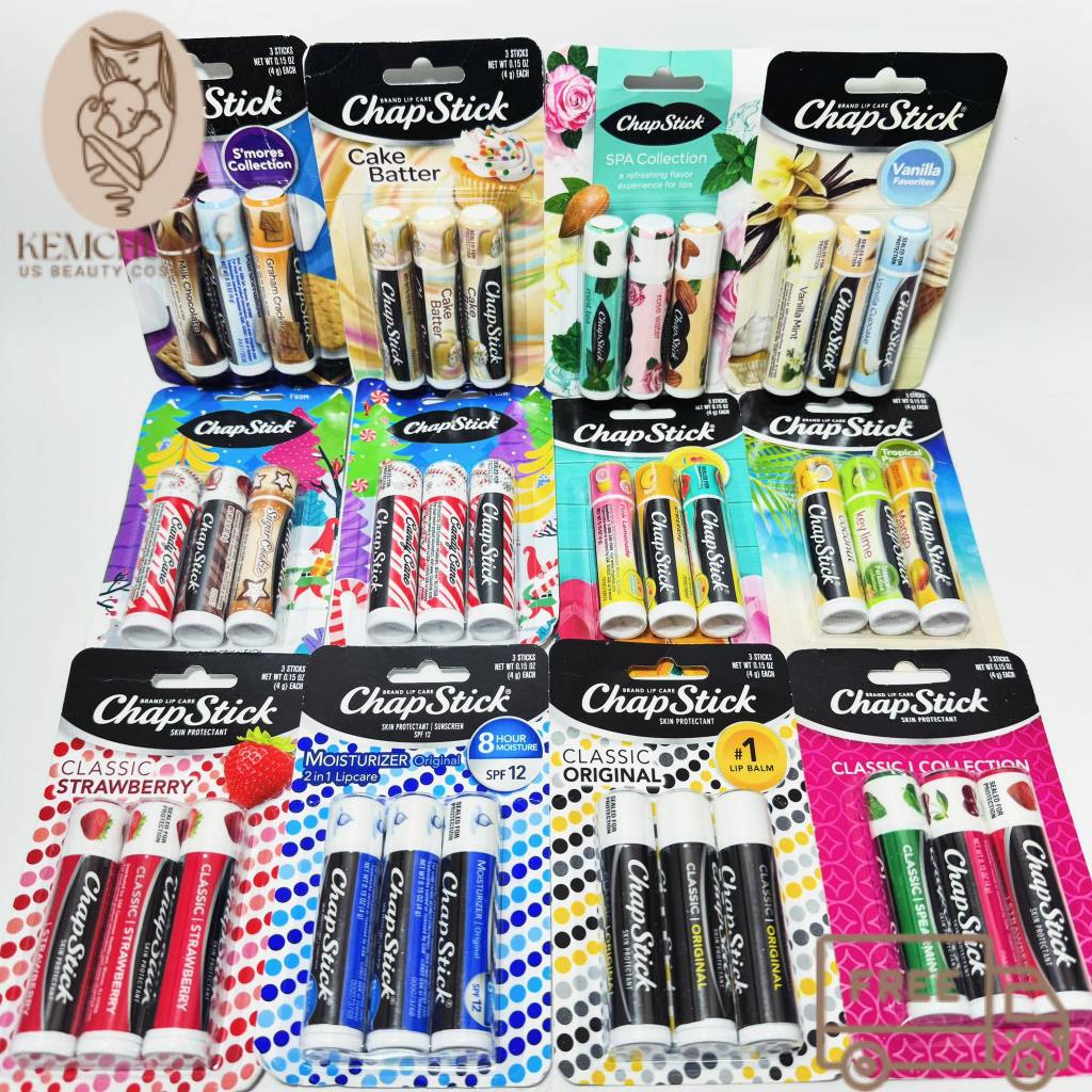 (BILL US) Son Dưỡng CHAPSTICK Đủ Mùi - by ChunKy (4g)