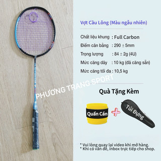 Vợt cầu lông căng sẵn tặng cuốn cán và túi đựng vợt