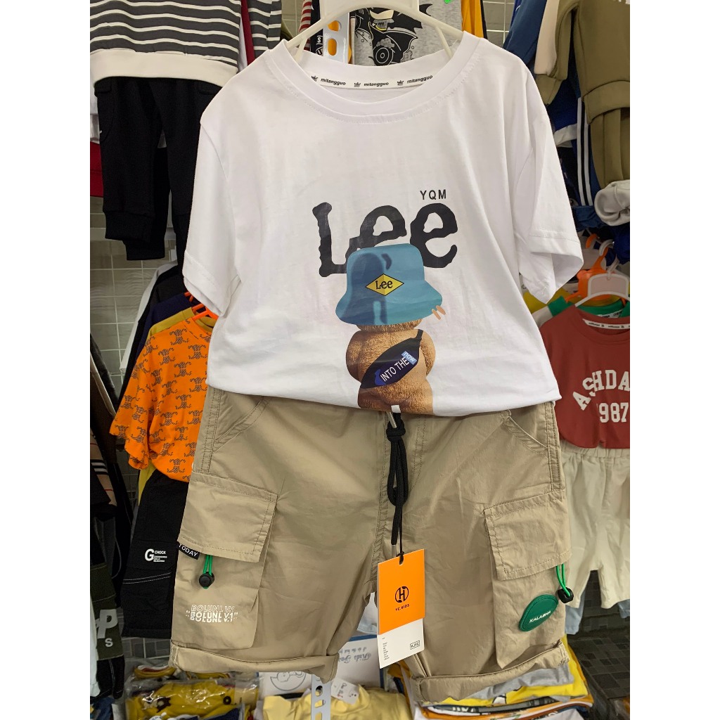 áo cộc bé trai 25-45kg