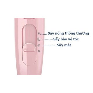 Máy sấy tóc Philips BHC010/00 (màu hồng) - Hàng chính hãng