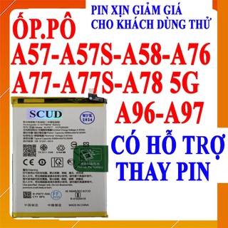 Pin scus cho oppo a57/a57s/a58/a77/a76/a77s/a78/a96/a97