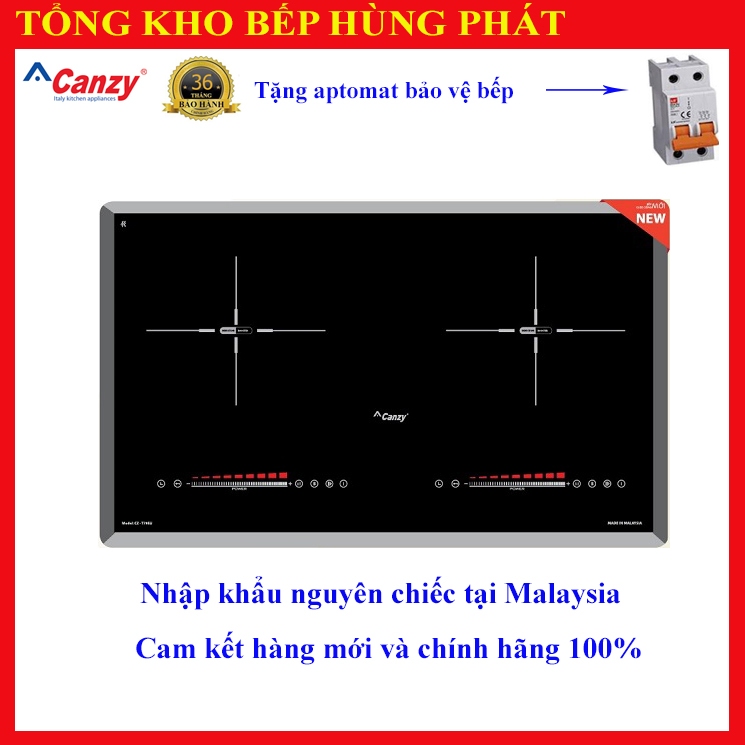Bếp từ đôi Canzy CZ T78EU