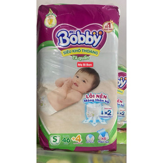 [MẪU MỚI] Tã Quần Bobby S46 miếng mẫu mới nhất cho bé 4-8kg