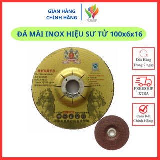 1 viên đá mài inox hiệu sư tử 100x6x16mm