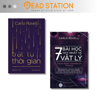 Sách carlo rovelli: trật tự thời gian + 7 bài học hay nhất về vật lý