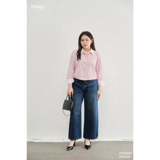  Quần jeans ống rộng BIGSIZE  55kg đến 95kg  - 24YQ29 -  BU Bigsize Young  