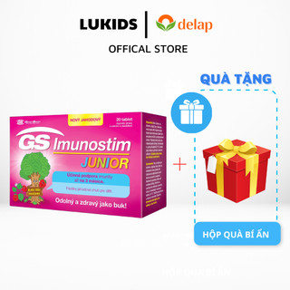 GS Imunostim Junior tăng đề kháng, giảm viêm đường hô hấp trên hộp 20 Viên