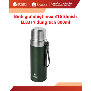 [LIFEMCMBP4 -12% đơn 250K] Bình giữ nhiệt inox 316 Elmich EL8311 dung tích 800ml
