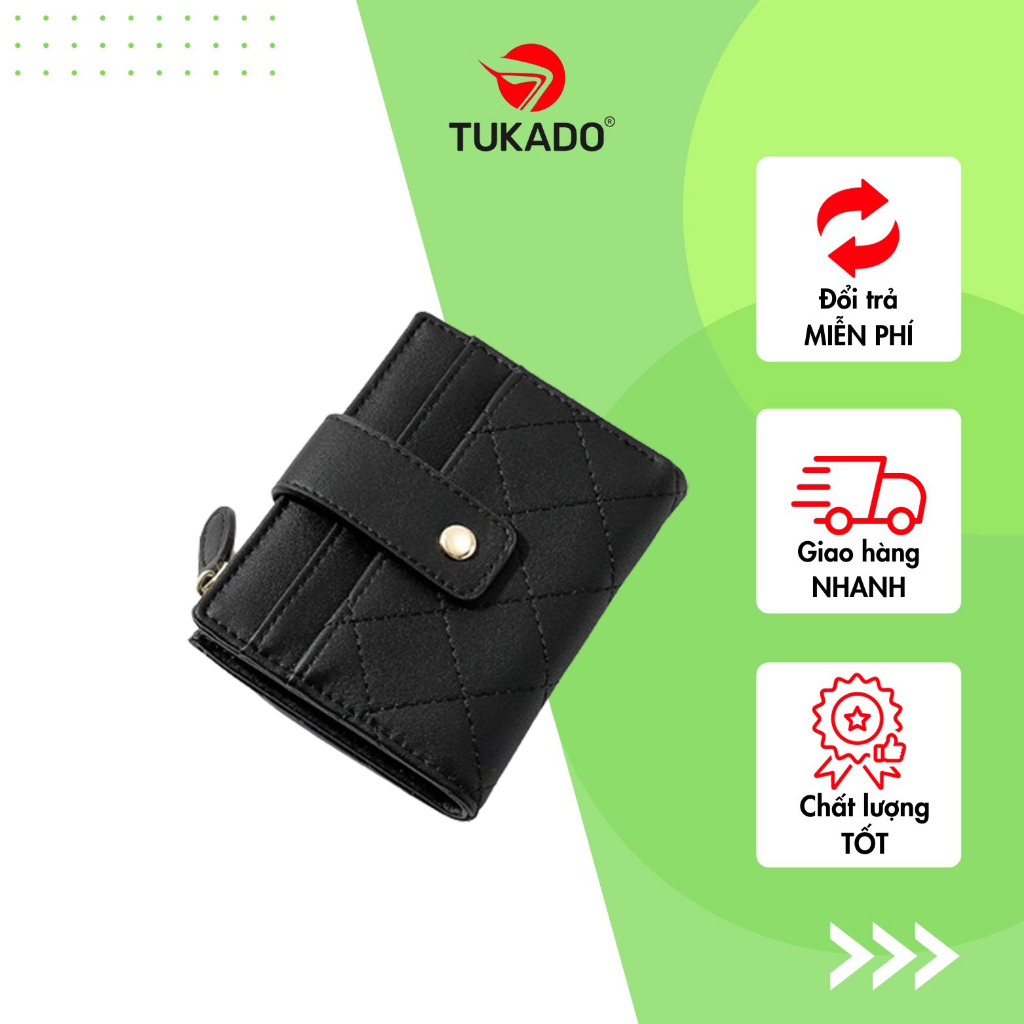 Ví nữ đẹp cầm tay hàng hiệu TAOMICMIC đựng tiền nhỏ gọn thời trang cute dễ thương nhiều ngăn da cao cấp cực đẹp TM06