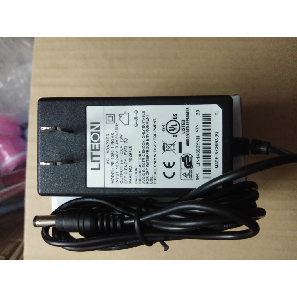 Adapter cho camera 5V - 2A chân cắm 5.5mm*2.5mm