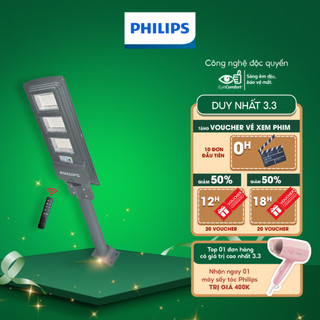 Đèn đường Philips năng lượng mặt trời (full phụ kiện) BRC050 LED40/ LED20/ LED10