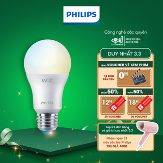 Bóng đèn WiZ thay đổi nhiệt độ màu WiFi TunableWhite/9W A60 92765 (01 bóng)