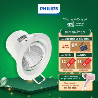 Đèn chiếu điểm Philips 59776 POMERON 070 5W vỏ trắng (Trung tính)