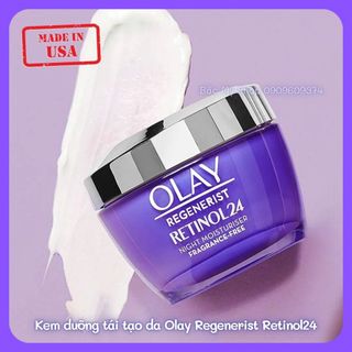 Kem dưỡng tái tạo da ban đêm Olay Regenerist Retinol 24 Night Face Moisturizer 48g hàng Mỹ