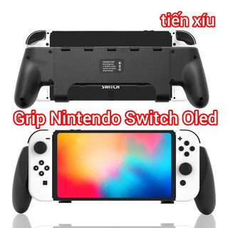 Tay cầm grip cho máy nintendo switch oled handheld grip with stand for nintendo switch oled (jys-ns218
