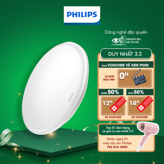 Bộ đèn ốp trần Philips LED tròn CL254 Công suất (12W,17W,20W) ánh sáng trắng