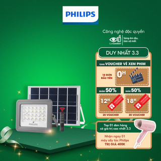 Đèn pha năng lượng mặt trời Philips (full phụ kiện) BVC050 LED6/ LED9/ LED15