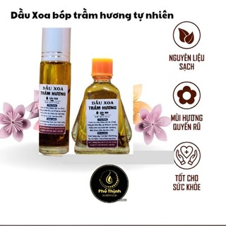 Dầu gió trầm hương xoa bóp, tinh dầu trầm hương tự nhiên giảm đau, trị nhức mỏi