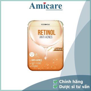 ✅ Foodaholic Mặt Nạ Giảm Mụn, Tái Tạo Da Retinol Anti Acnes Mask 23ML