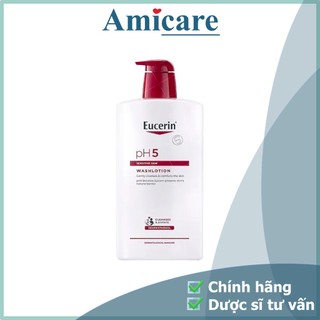 Eucerin Sữa Tắm Và Rửa Mặt Dành Cho Da Nhạy Cảm Ph5 1000ml