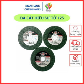 Hộp 50 viên đá cắt kim loại sư tử 125x1.2x22mm xanh