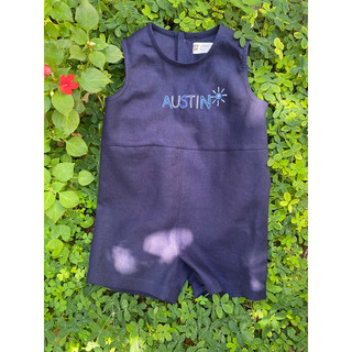 Jump linen thêu tay cho bé