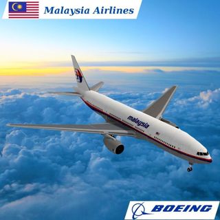 Mô hình giấy máy bay thương mại BOEING 777 Malaysia Airlines