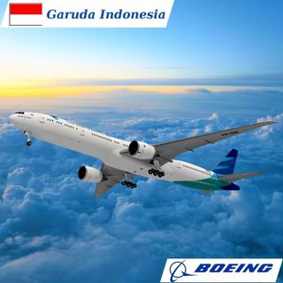 Mô hình giấy máy bay thương mại BOEING 777 Garuda Indonesia Airlines