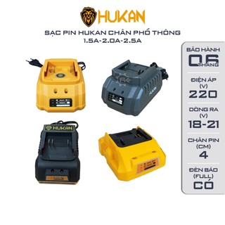 Sạc HUKAN M21 1.5A, 2.0A, 2.5A, Công suất lớn Chân phổ thông 4cm