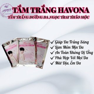 Combo 3 gói kem tắm trắng Havona ngọc trai
