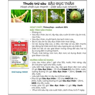SÂU ĐỤC THÂN 95WP (GÓI 100GR).
