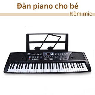 Đàn Piano Đàn Điện Tử 61 Phím Kèm mic Cho Bé 61 Phím Nhiều Chức Năng