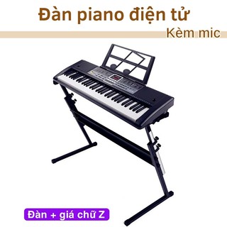 Đàn Piano điện tử 61 phím  Đàn Piano Đàn Organ Electronic Keyboard Có Kèm Giá Đỡ Nhạc Lý