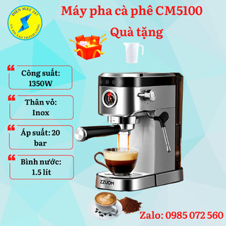 Máy pha cà phê cm5100- chuẩn vị espresso - tự động - 20 bar - bình nước 1500ml - có bảo hành