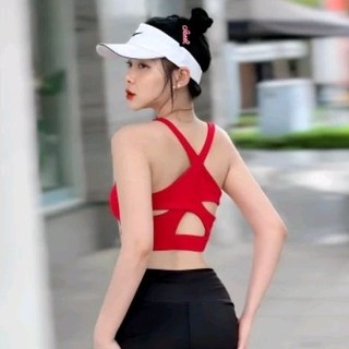 Áo bra xoắn ngực tập gym yoga nữ