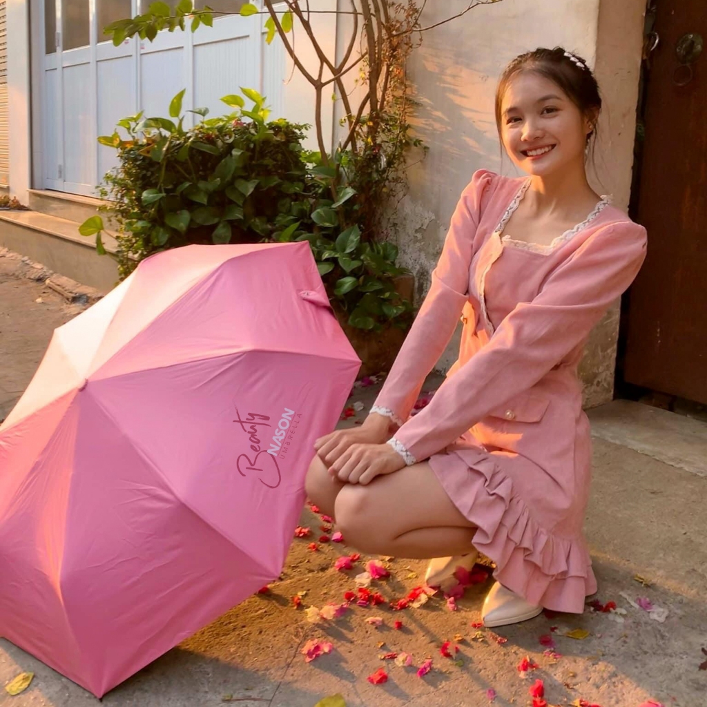 Ô dù tự động an toàn thông minh Nason Beauty Umbrella che nắng che mưa chống UV siêu chống thấm nước | BigBuy360 - bigbuy360.vn