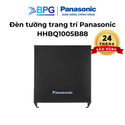 Đèn gắn tường 6W Panasonic HHBQ1005B88, Ánh sáng vàng 3000K, trang trí, thắp sáng lối đi cầu thang