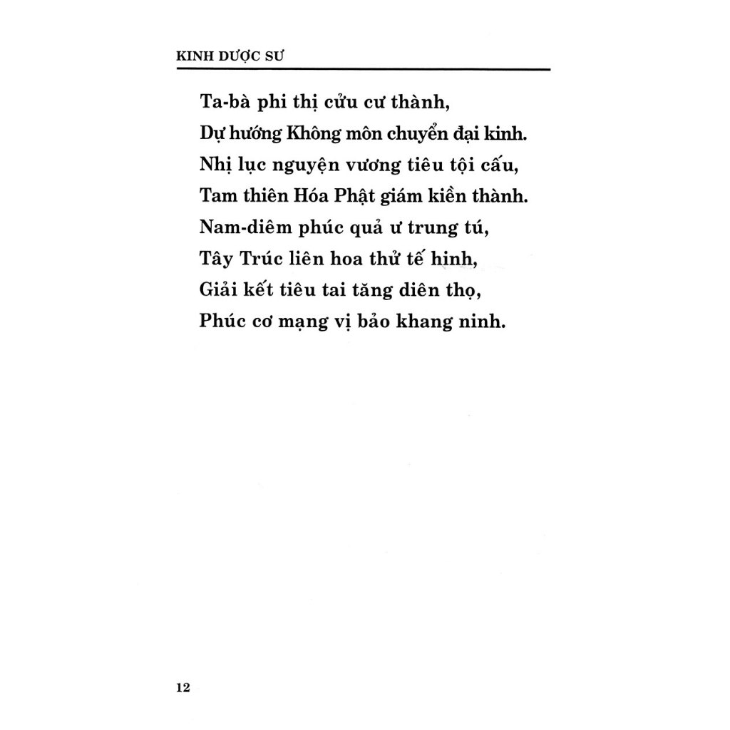 Sách - Kinh Dược Sư