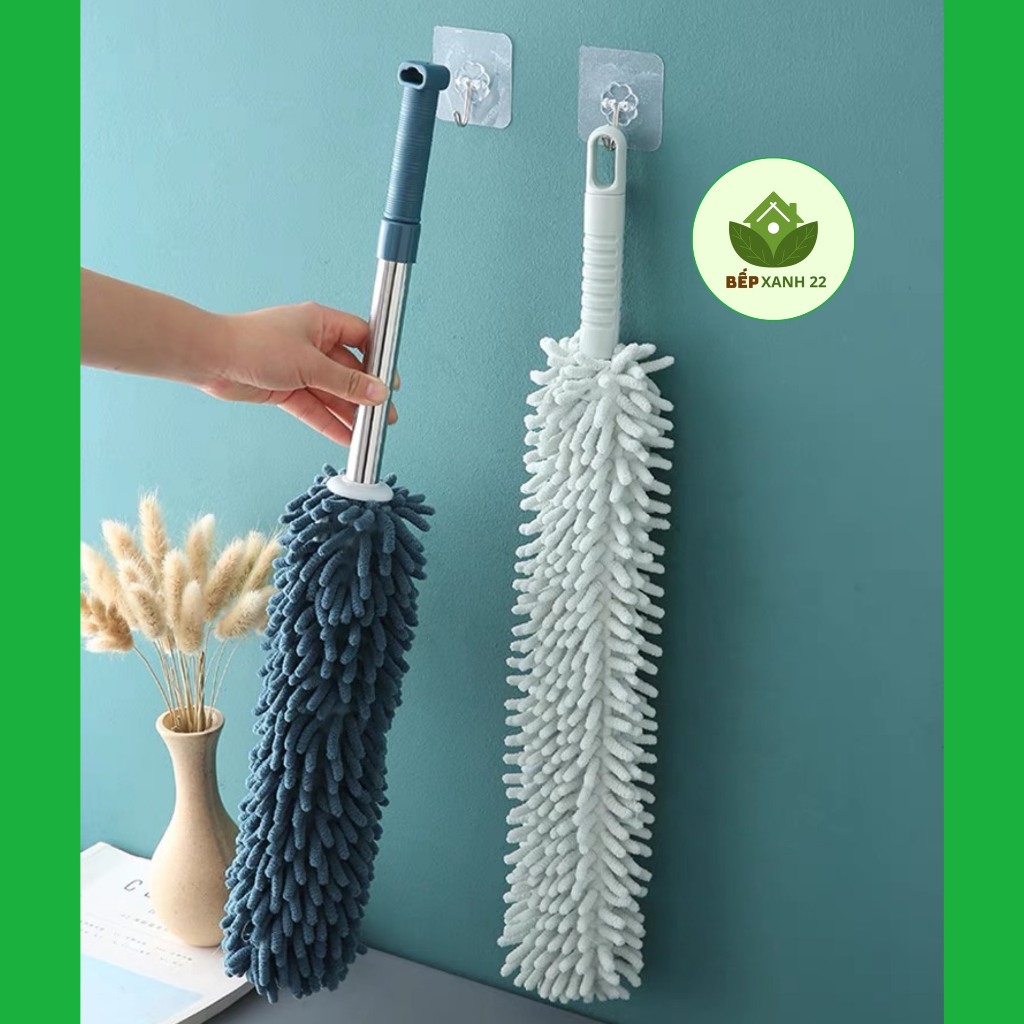 Chổi phất trần, Chổi phửi bụi kéo dài quét bụi lông gà quét giường quét bụi gia dụng có thể thu vào 