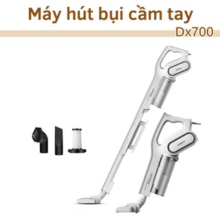 Máy Hút Bụi Cầm Tay Gia Đình Deerma Vacuum Cleaner, Công Suất 600W, Lọc Bụi Diệt Khuẩn HEPA