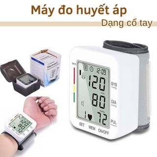 Máy đo huyết áp điện tử cổ tay JZ-251A màn hình LCD đo chỉ số huyết áp , nhịp tim