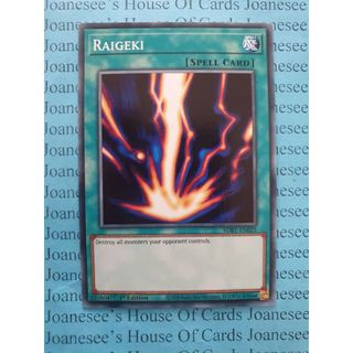 [ Dưa Hấu Yugioh ] Lá bài thẻ bài Raigeki - Tặng bọc bài nhựa bảo quản