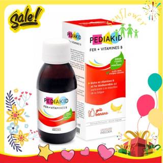 Siro sắt và vitamin B hỗ trợ ăn ngon, tăng hấp thu cho trẻ từ 6 tháng tuổi Pediakid Fer + Vitamines B, Pháp