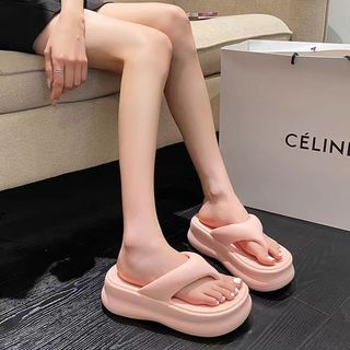Dép tông nữ xỏ ngón siêu mềm nhẹ cao 7cm