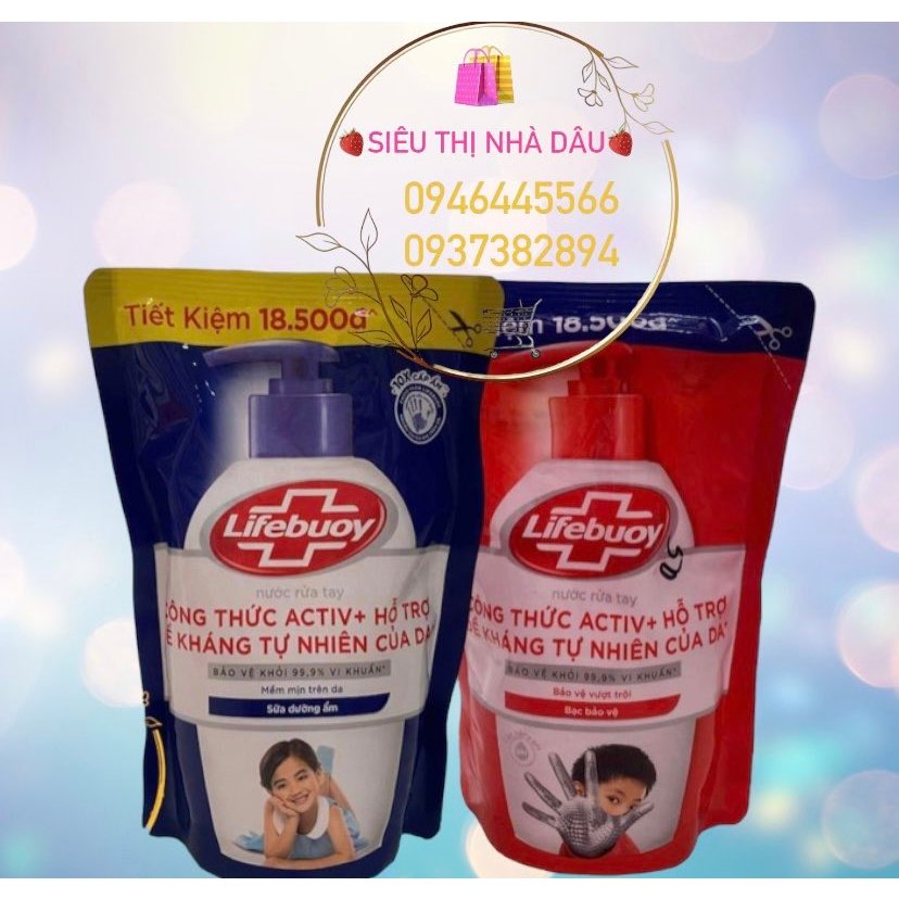 Rửa tay Lifebuoy túi 400ml