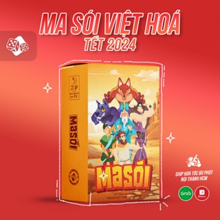 MA SÓI Việt hoá Phiên bản Tết 2024 cao cấp, thiết kế mới, rực rỡ sắc màu cho nhóm bạn tụ họp TOP BOARDGAME