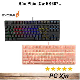 Bàn Phím Cơ EDra EK387L RGB / Rainbow - Chính Hãng