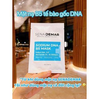 Combo 30-50 nạ sena demar sodium DNA b5 CICA mask 25ml dưỡng trắng da hạn dùng 2029_senademar