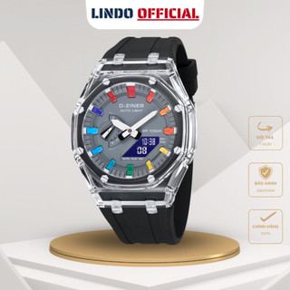 Đồng hồ đeo tay nam thể thao chính hãng D-ZINER DZ8336 bền bỉ chống nước 100M kèm hộp thiếc bảo hành 5 năm