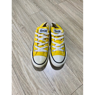 GIÀY SNEAKERS CONVERSE MÀU VÀNG SIZE 36.5-37 (real 2hand)